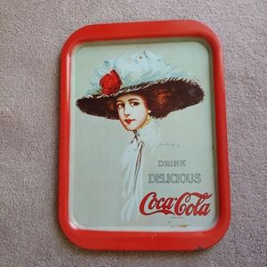 Vintage coca cola tray